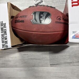 WILSON "THE DUKE" OFFICIAL NFL GAME  FOOTBALL W/ Cincinnati Bengals Logo NEW